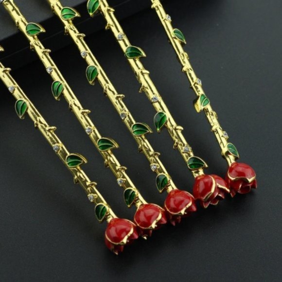 🔥Last 1! 2/$60🌹Boutique Regal Rose Brushes - Picture 3 of 4